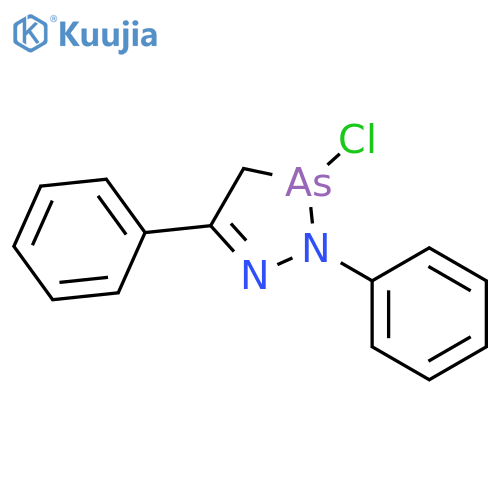 2H-1,2,3-DIAZARSOLE, 3-CHLORO-3,4-DIHYDRO-2,5-DIPHENYL- structure