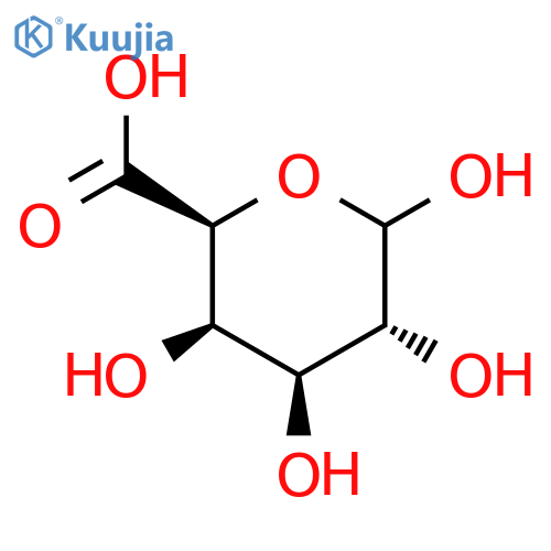 (2S,3R,4S,5R)-3,4,5,6-tetrahydroxyoxane-2-carboxylic acid structure