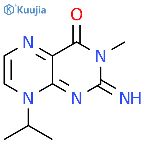4(3H)-Pteridinone,2,8-dihydro-2-imino-3-methyl-8-(1-methylethyl)- structure