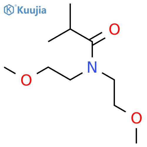 PROPANAMIDE, N,N-BIS(2-METHOXYETHYL)-2-METHYL- structure