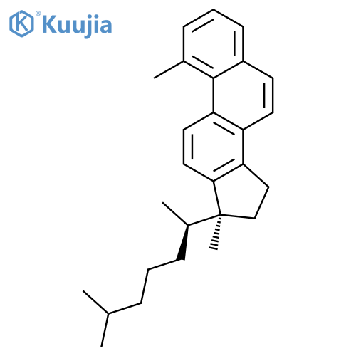 18,19-Dinorcholesta-1,3,5,7,9,11,13-heptaene,1,17-dimethyl-, (17a)- (9CI) structure