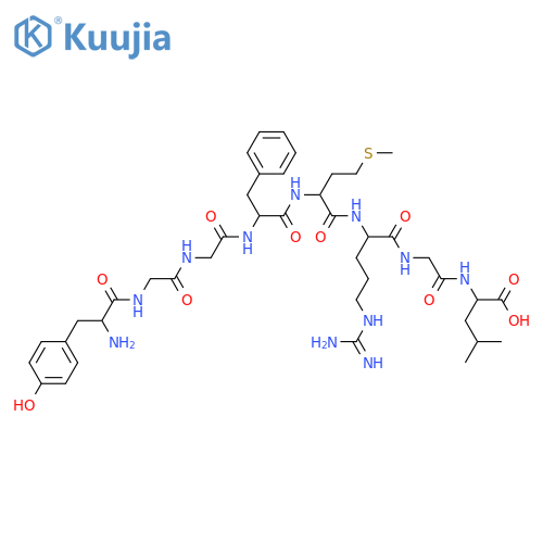 Met-Enkephalin-Arg-Gly-Leu H-Tyr-Gly-Gly-Phe-Met-Arg-Gly-Leu-OH structure
