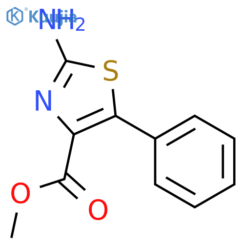 methyl 2-amino-5-phenyl-thiazole-4-carboxylate structure