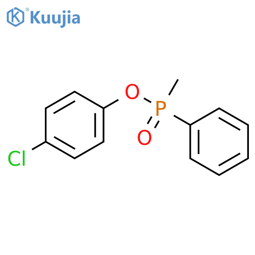 Phosphinic acid,methylphenyl-, 4-chlorophenyl ester (9CI) structure
