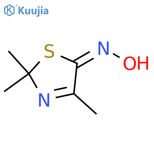 5(2H)-Thiazolone, 2,2,4-trimethyl-, oxime structure