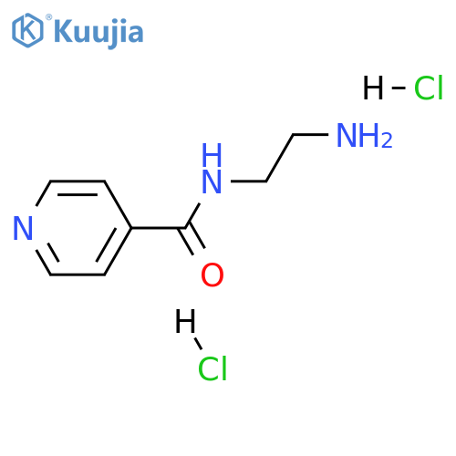 N-(2-aminoethyl)pyridine-4-carboxamide dihydrochloride structure