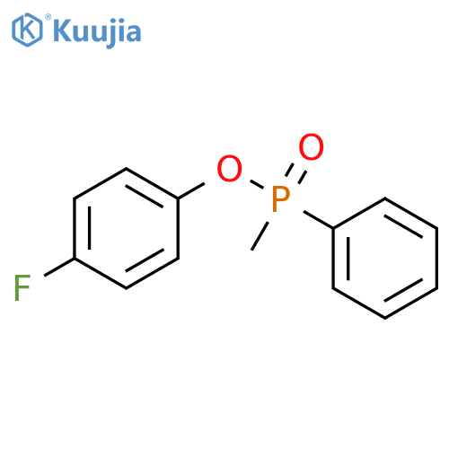 4-Fluorophenyl methylphenylphosphinate structure