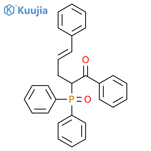 4-Penten-1-one, 2-(diphenylphosphinyl)-1,5-diphenyl-, (4E)- structure