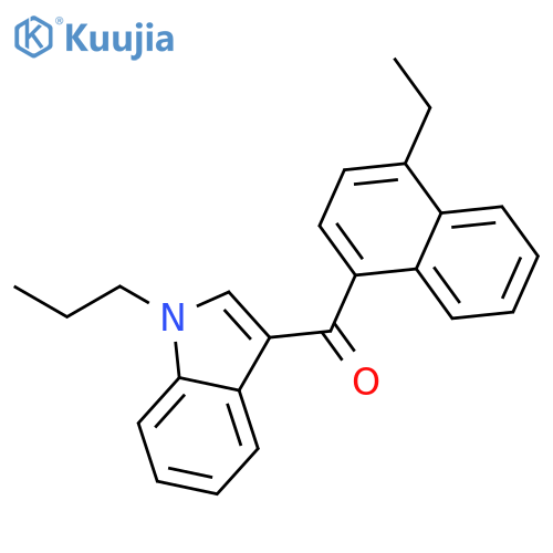 Methanone, (4-ethyl-1-naphthalenyl)(1-propyl-1H-indol-3-yl)- structure