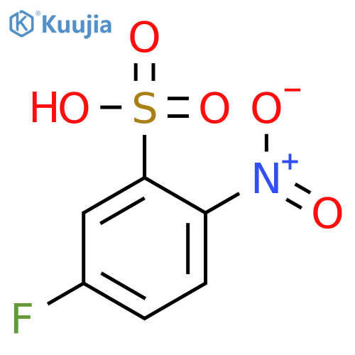3-Fluoro-6-nitrobenzenesulfonic acid structure