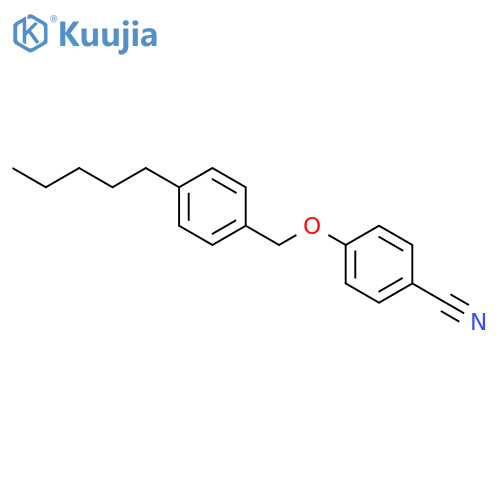 Benzonitrile, 4-[(4-pentylphenyl)methoxy]- structure