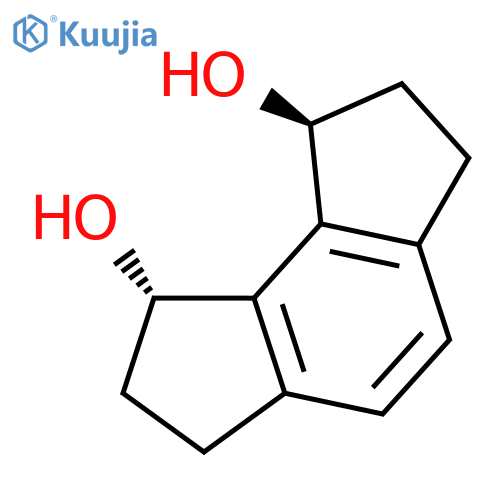 AS-INDACENE-1,8-DIOL, 1,2,3,6,7,8-HEXAHYDRO-, (1S,8S)- structure