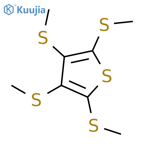 THIOPHENE, TETRAKIS(METHYLTHIO)- structure