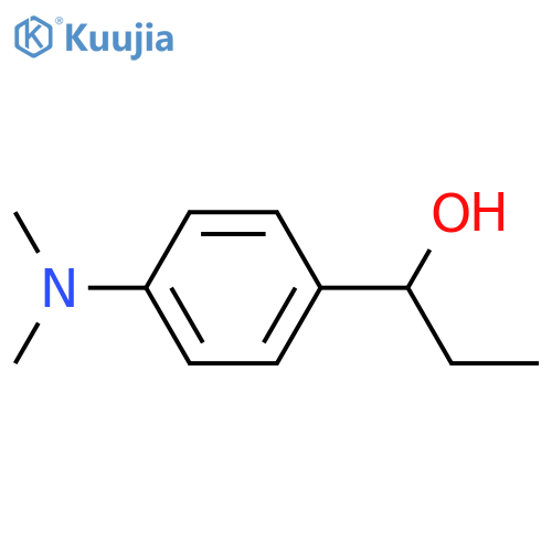 1-[4-(dimethylamino)phenyl]propan-1-ol structure