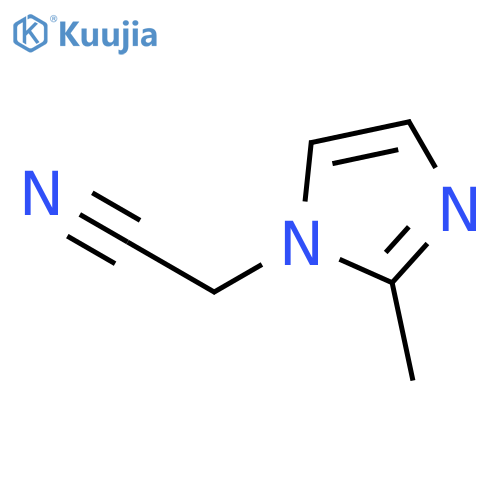 (2-Methyl-1H-imidazol-1-yl)acetonitrile structure
