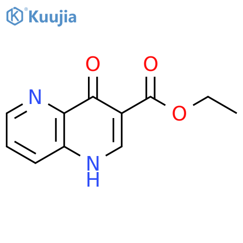 Ethyl 4-oxo-1,4-dihydro-1,5-naphthyridine-3-carboxylate structure