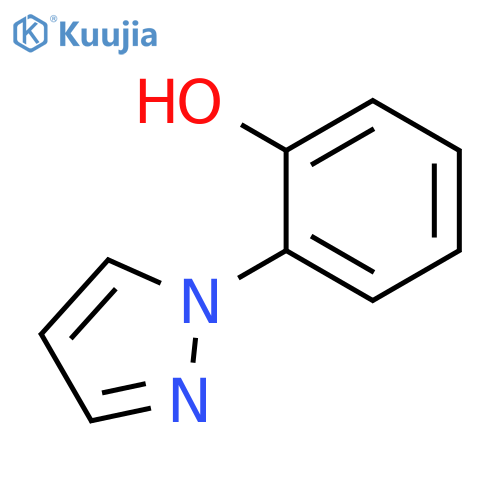 2-(1H-pyrazol-1-yl)phenol structure