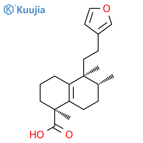 1-Naphthalenecarboxylic acid, 5-[2-(3-furanyl)ethyl]-1,2,3,4,5,6,7,8-octahydro-1,5,6-trimethyl-, (1S,5S,6R)- structure
