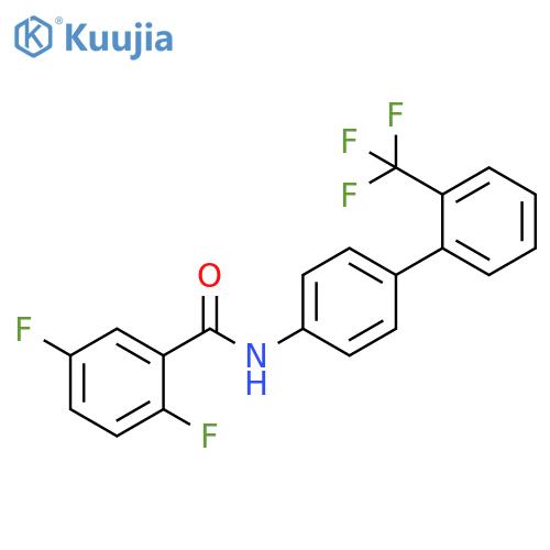 Benzamide, 2,5-difluoro-N-[2'-(trifluoromethyl)[1,1'-biphenyl]-4-yl]- structure