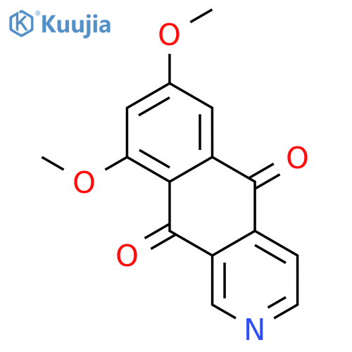 BENZ[G]ISOQUINOLINE-5,10-DIONE, 7,9-DIMETHOXY- structure