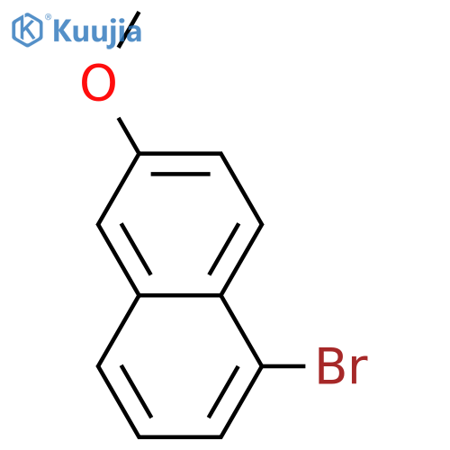 Naphthalene,1-bromo-6-methoxy- structure