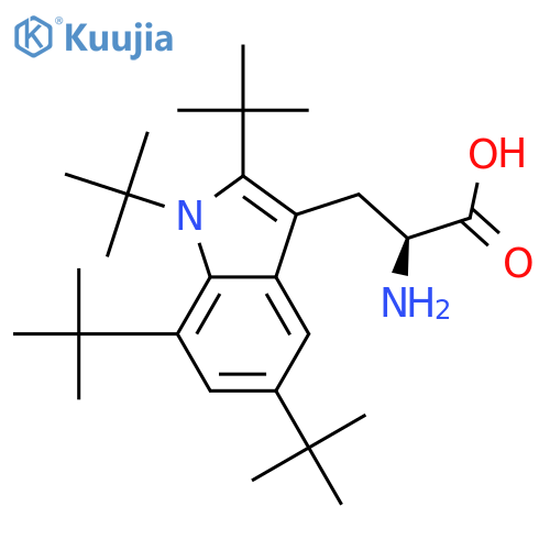 TRYPTOPHAN, 1,2,5,7-TETRAKIS(1,1-DIMETHYLETHYL)- structure
