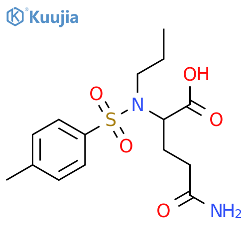 L-Glutamine,N2-[(4-methylphenyl)sulfonyl]-N-propyl- structure