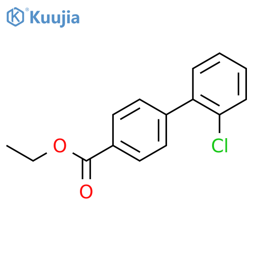 ethyl 2'-chlorobiphenyl-4-carboxylate structure