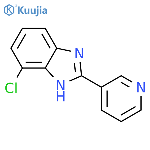 1H-Benzimidazole, 4-chloro-2-(3-pyridinyl)- structure