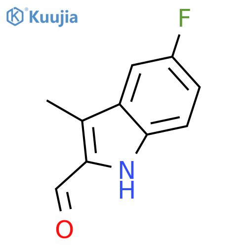 5-Fluoro-3-methyl-1H-indole-2-carbaldehyde structure