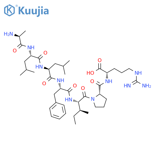 L-ARGININE, L-ALANYL-L-LEUCYL-L-LEUCYL-L-PHENYLALANYL-L-ISOLEUCYL-L-PROLYL- structure