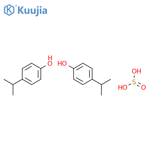 Phenol, 4-(1-methylethyl)-, sulfite (2:1) structure