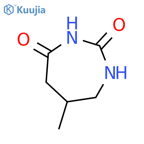 2H-1,3-Diazepine-2,4(3H)-dione, tetrahydro-6-methyl- structure