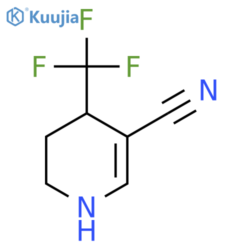 4-(Trifluoromethyl)-1,4,5,6-tetrahydropyridine-3-carbonitrile structure
