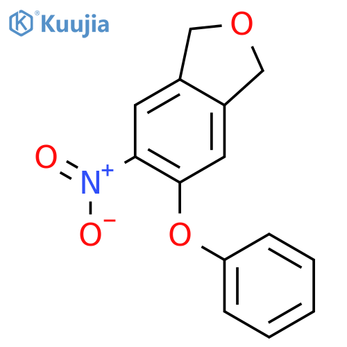 ISOBENZOFURAN, 1,3-DIHYDRO-5-NITRO-6-PHENOXY- structure