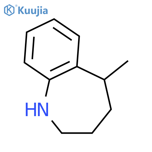 5-methyl-2,3,4,5-tetrahydro-1H-1-benzazepine structure