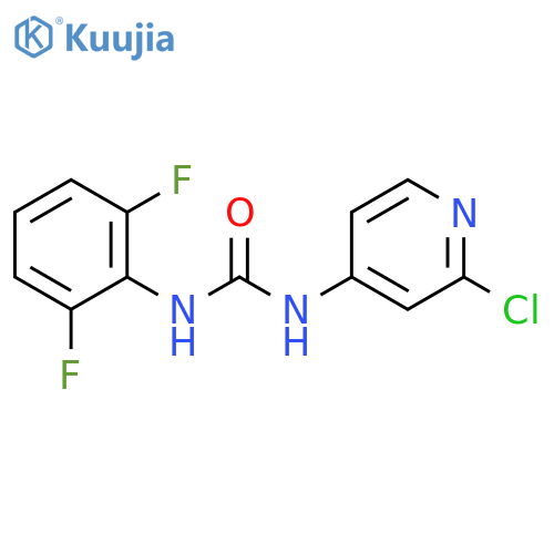 Urea, N-(2-chloro-4-pyridinyl)-N'-(2,6-difluorophenyl)- structure