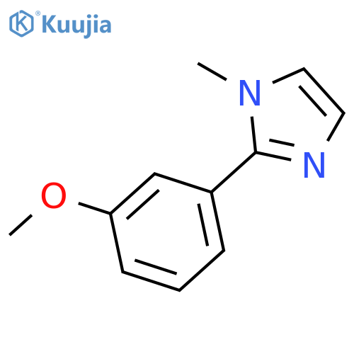 1H-Imidazole, 2-(3-methoxyphenyl)-1-methyl- structure