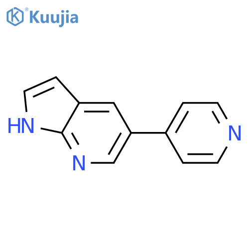 1H-Pyrrolo[2,3-b]pyridine, 5-(4-pyridinyl)- structure