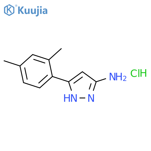 5-(2,4-Dimethylphenyl)-1H-pyrazol-3-ylamine Hydrochloride structure