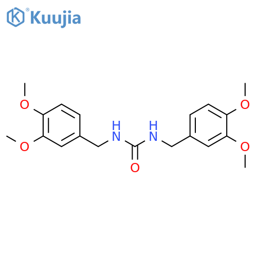 1,3-bis(3,4-dimethoxyphenyl)methylurea structure