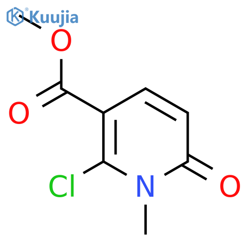 methyl 2-chloro-1-methyl-6-oxo-pyridine-3-carboxylate structure