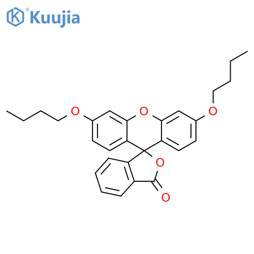 3',6'-dibutoxyspiro[isobenzofuran-1(3H),9'-[9H]xanthene]-3-one structure