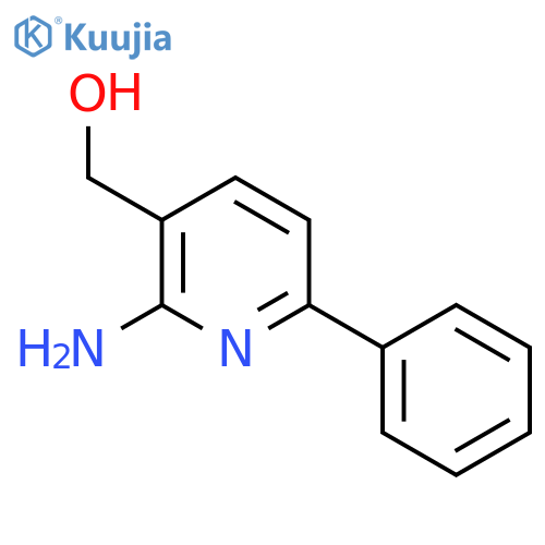 2-Amino-6-phenylpyridine-3-methanol structure
