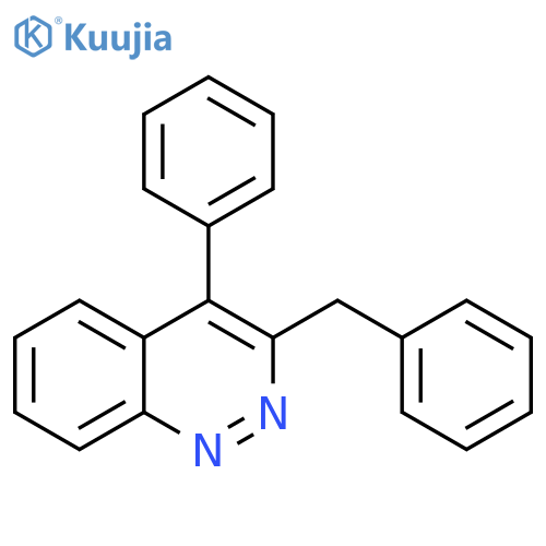 3-Benzyl-4-phenylcinnoline structure