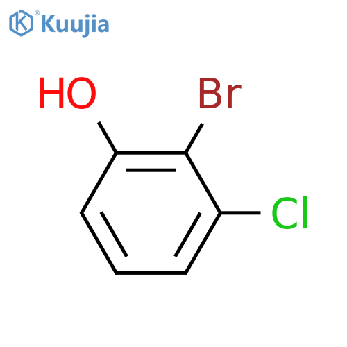 2-Bromo-3-chlorophenol structure