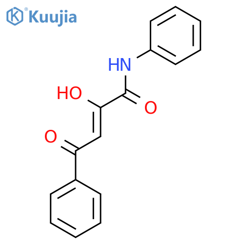 2-BUTENAMIDE, 2-HYDROXY-4-OXO-N,4-DIPHENYL- structure