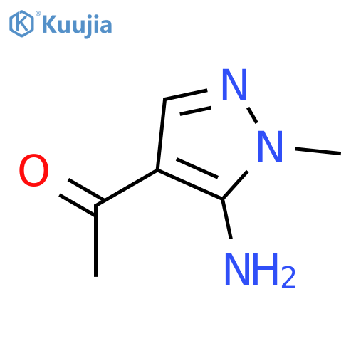 1-(5-Amino-1-methyl-1H-pyrazol-4-yl)ethan-1-one structure