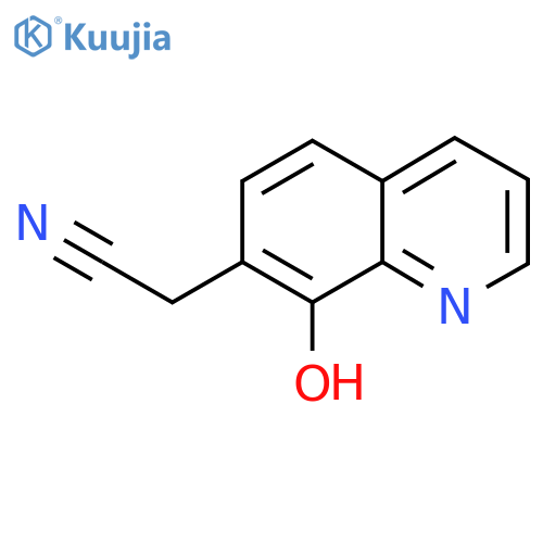 8-Hydroxyquinoline-7-acetonitrile structure