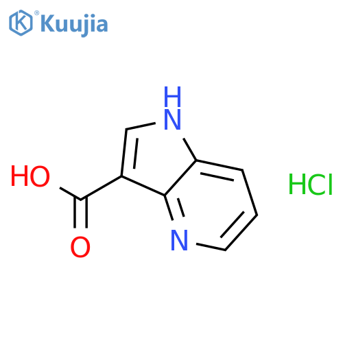 1H-Pyrrolo[3,2-b]pyridine-3-carboxylic acid hydrochloride structure